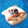 imageBigMouth x Squishmallows Squishmallows Brock The Bulldog 36 Inch Ring Pool Float  Collectible Inflatable for Relaxing and Splashing  Soft Durable and Easy to Inflate