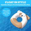 imageBigMouth x Squishmallows Squishmallows Brock The Bulldog 36 Inch Ring Pool Float  Collectible Inflatable for Relaxing and Splashing  Soft Durable and Easy to Inflate