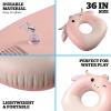 imageBigMouth x Squishmallows Squishmallows Howland The Cow 36 Inch Ring Pool Float  Adorable Inflatable for Relaxing and Splashing  Soft Durable and Easy to Inflate