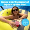 imageBigMouth x Squishmallows Sunny The Bee Pool Float  42 Inch Inflatable Lounge with Cupholder  Soft Durable Collectible Pool Float for Kids and Adults  Build Your Poolside Squish Squad