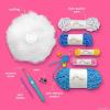 imageSquishmallow Original Omar The Bear Crochet Kit Includes Yarn Crochet Hook Starter Hooks StepbyStep Tutorials Exclusive Crochet Kit for Beginners DIY Craft Crochet Kits Great Teen GiftsBebe the Bluebird