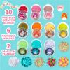imageSquishmallows Ultimate Slime MixIns 10Pack Glitter ampamp Cloud Slime 8 Fun Add Ins PreMade for Kids Crunchy Bulk Great 6 Year Old Toys Super Soft Sludge Toy