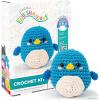 imageSquishmallow Original Omar The Bear Crochet Kit Includes Yarn Crochet Hook Starter Hooks StepbyStep Tutorials Exclusive Crochet Kit for Beginners DIY Craft Crochet Kits Great Teen GiftsBebe the Bluebird