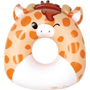 imageBigMouth x Squishmallows Original Large Inflatable Pool Float Swimming Tube for Adults and Kids Pool Party Supplies ampamp Water Toys  Gary The Giraffe Squishmallow
