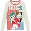 imageSquishmallows Girls Pajama Set  2Piece Loose Fit Pjs with Long Sleeve Top ampamp Pink Plush Pants For Kids  Official ProductPink