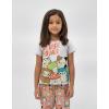 imageSquishmallows Girls Pajama Set  3 Piece Pants TShirt ampamp Shorts  Cotton Sleepwear PJ Set for Kids  Official LicenseCoral