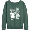 imageHYBRID APPAREL Squishmallows  Concert  Womens French Terry Pullover SweatshirtHeather Juniper