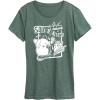 imageHYBRID APPAREL Squishmallows  Concert  Womens Short Sleeve Graphic TShirtHeather Juniper