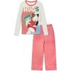 imageSquishmallows Girls Pajama Set  2Piece Loose Fit Pjs with Long Sleeve Top ampamp Pink Plush Pants For Kids  Official ProductPink