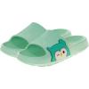 imageSquishmallows Slides Open Toe Sandals  Girl Boys Women Summer Beach Water Pool Shoes sizes 135 Kids  510 AdultsWinston the Owl  Green