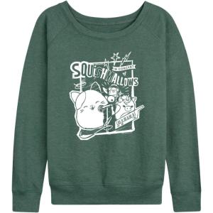 imageHYBRID APPAREL Squishmallows  Concert  Womens French Terry Pullover SweatshirtHeather Juniper