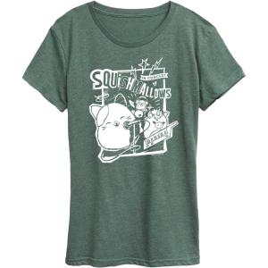 imageHYBRID APPAREL Squishmallows  Concert  Womens Short Sleeve Graphic TShirtHeather Juniper