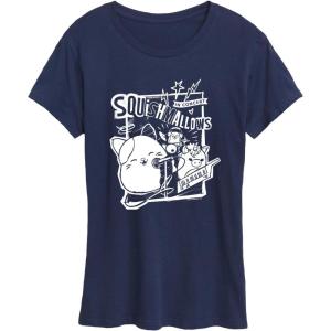 imageHYBRID APPAREL Squishmallows  Concert  Womens Short Sleeve Graphic TShirtNavy
