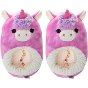 imageSquishmallows Slippers Plush Lightweight Warm Comfort Soft Aline Slipper House Shoes for Kids and Adults sizes 111 Little Kid  25 Big Kid  510 AdultLola the Unicorn