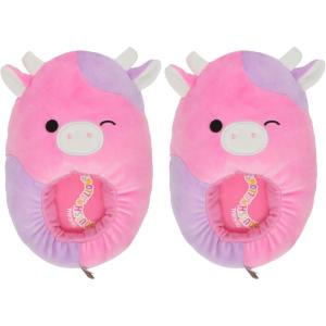 imageSquishmallows Slippers Plush Lightweight Warm Comfort Soft Aline Slipper House Shoes for Kids and Adults sizes 111 Little Kid  25 Big Kid  510 AdultPatty the Cow
