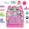imageSquishalongs Party Pack OnTheGo Playset  Series 1  Three 1 MiniSquish with 9 Furnishings  Collect Trade ampamp Play