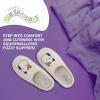imageSquishmallows Kids Slippers and Womens Slippers Gifts for Women Extra Cozy Fuzzy House Slippers Slip OnOffwhite