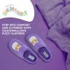 imageSquishmallows Kids Slippers and Womens Slippers Gifts for Women Extra Cozy Fuzzy House Slippers Slip OnPurple