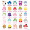 imageSquishmallows Original Mini Eraser Set 25 Small Erasers Cute School Supplies Cute Stationery Supplies Fun Office Supplies Kids Journal Accessories Sketch Journal Stationery