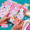 imageSquishmallows Original Tab Journal 5 Tabs Spiral Bound Journals for Teens Birthday Gift Journaling Kit Journal Set Kids Journal Stationery Set for Girls Sketch Journal Diary