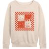 imageHYBRID APPAREL Squishmallows  Fast Food Burger and Fries  Womens French Terry Pullover SweatshirtBirch