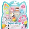 imageSquishalongs 8 Pack  1 MiniSquish with 2 Accessories 1 Ring and a Collectors Guide  Collect Trade ampamp Play8 Pack Style 2 W1
