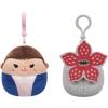 imageSquishmallows Original Stranger Things 35Inch Eleven  Demogorgon 2Pack  Official Jazwares Plush Clips