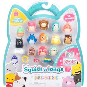 imageSQUISHALONGS 14 Pack  1 MiniSquish with 4 Accessories 1 Ring and a Collectors Guide  Collect Trade ampamp Play14 Pack STYLE 1 W1