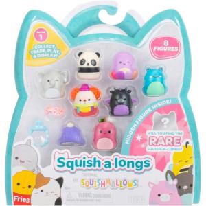 imageSquishalongs 8 Pack  1 MiniSquish with 2 Accessories 1 Ring and a Collectors Guide  Collect Trade ampamp Play8 Pack Style 3 W1