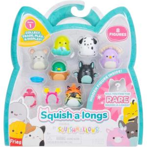 imageSquishalongs 8 Pack  1 MiniSquish with 2 Accessories 1 Ring and a Collectors Guide  Collect Trade ampamp Play8 Pack Style 4 W1