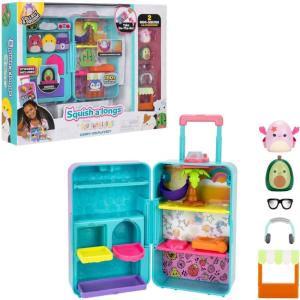 imageSquishalongs OnTheGo Luggage Playset  2 1 MiniSquish 3 Levels of Play 3 Accessories ampamp 2 Play Pieces  Collect Trade ampamp Play  Ages 6
