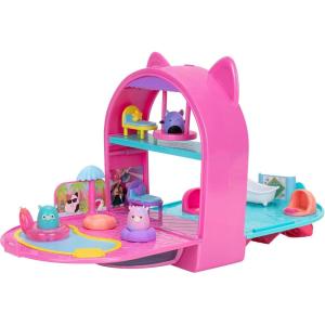 imageSquishalongs Party Pack OnTheGo Playset  Series 1  Three 1 MiniSquish with 9 Furnishings  Collect Trade ampamp Play