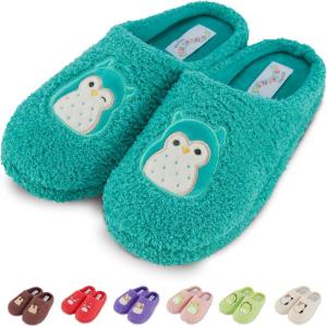 imageSquishmallows Kids Slippers and Womens Slippers Gifts for Women Extra Cozy Fuzzy House Slippers Slip OnAqua