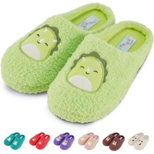 imageSquishmallows Kids Slippers and Womens Slippers Gifts for Women Extra Cozy Fuzzy House Slippers Slip OnMint