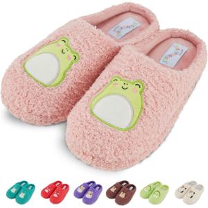 imageSquishmallows Kids Slippers and Womens Slippers Gifts for Women Extra Cozy Fuzzy House Slippers Slip OnPink