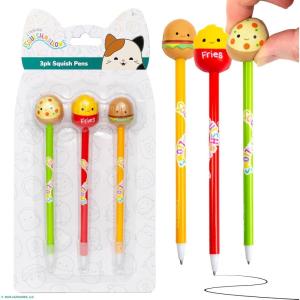 imageSquishmallows Original Pens 3Pack Squishy Pen Toppers Diary Pens Cute Pens for Journaling Cute Stuff for Girls Best Pens for School Cute School Supplies Cool Pens Preppy School Supplies