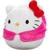 imageSquishmallows Original Sanrio 14Inch 50th Anniversary Pink Embossed Hello Kitty  Official Jazwares Plush LargeHello Kitty in My Melody Hoodie