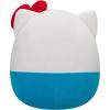 imageSquishmallows Original Sanrio 14in Hello Kitty in Red Overalls  Official Jazwares Plush LargeHello Kitty in Blue Overalls