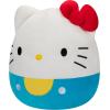 imageSquishmallows Original Sanrio 14in Hello Kitty in Red Overalls  Official Jazwares Plush LargeHello Kitty in Blue Overalls
