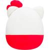 imageSquishmallows Original Sanrio 14in Hello Kitty in Red Overalls  Official Jazwares Plush LargeHello Kitty in Red Overalls