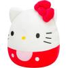 imageSquishmallows Original Sanrio 14in Hello Kitty in Red Overalls  Official Jazwares Plush LargeHello Kitty in Red Overalls