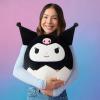 imageSquishmallows Original Sanrio 14in Hello Kitty in Red Overalls  Official Jazwares Plush LargeKuromi