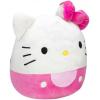 imageSquishmallows Sanrio 14Inch Hello Kitty Wearing Gingham Skirt Plush  Large Ultrasoft Official Kelly Toy PlushPink Bow Hello Kitty