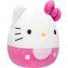 imageSquishmallows Sanrio 14Inch Hello Kitty Wearing Gingham Skirt Plush  Large Ultrasoft Official Kelly Toy PlushPink Bow Hello Kitty