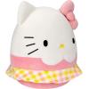 imageSquishmallows Sanrio 14Inch Hello Kitty Wearing Gingham Skirt Plush  Large Ultrasoft Official Kelly Toy PlushPink Gingham Hello Kitty