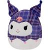 imageSquishmallows Sanrio 14Inch Hello Kitty Wearing Gingham Skirt Plush  Large Ultrasoft Official Kelly Toy PlushPurple Plaid Kuromi