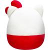 imageSquishmallows Sanrio 14Inch Hello Kitty Wearing Gingham Skirt Plush  Large Ultrasoft Official Kelly Toy PlushRed Hello Kittyn