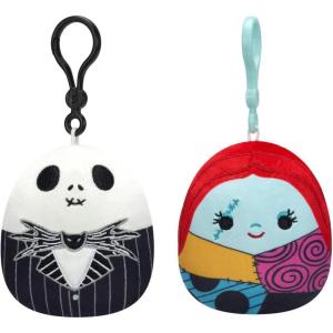 imageSquishmallows Original 35in Disney Jack Skellington and Sally Clip 2Pack  Official Jazwares PlushMulti