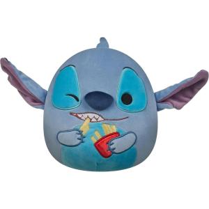 imageSquishmallows Original Disney 8Inch Stitch Holding Scrump  Official Jazwares PlushStitch Holding French Fries