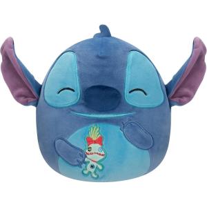 imageSquishmallows Original Disney 8Inch Stitch Holding Scrump  Official Jazwares PlushStitch Holding Scrump